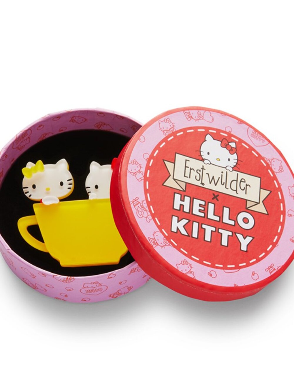 Kitty HELLO & MiMmY collaboration ErStWiLdEr brooch new - Picture 4 of 8
